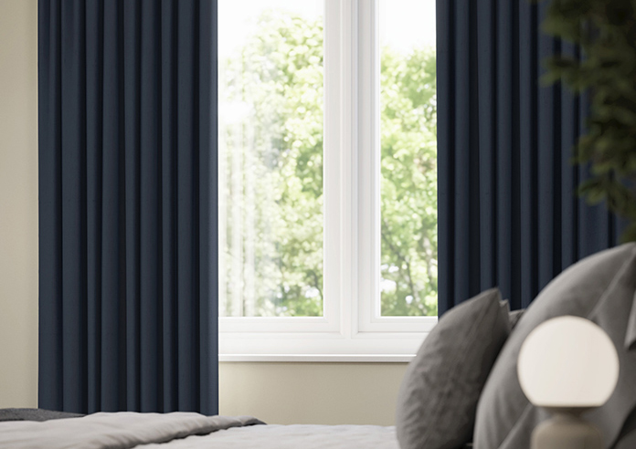 Windermere, Indigo - Made to Measure Curtains - Image 5